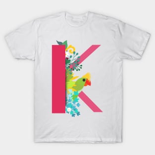 Tropical alphabet K T-Shirt